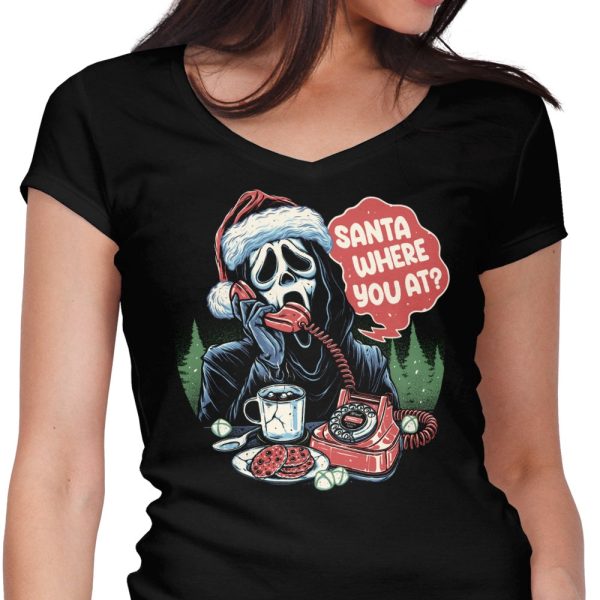Santa Where You At? - Women s V-Neck Online