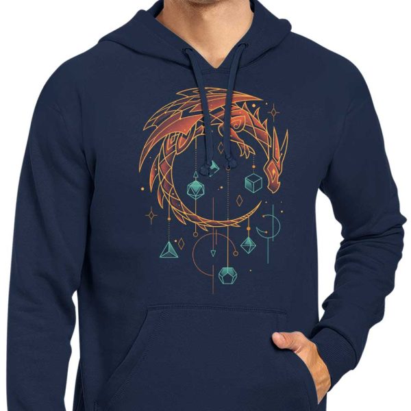 Draconic Dice Keeper - Hoodie For Sale - Image 5