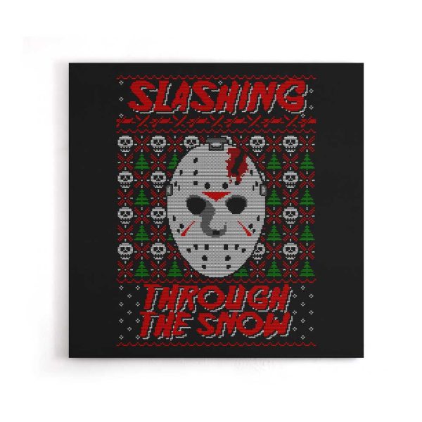 Slashing Through the Snow - Canvas Print Supply - Image 5