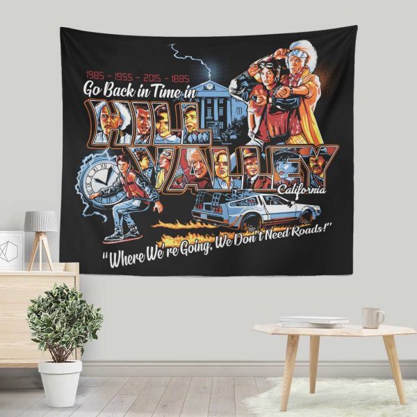 Go Back in Time - Wall Tapestry Online