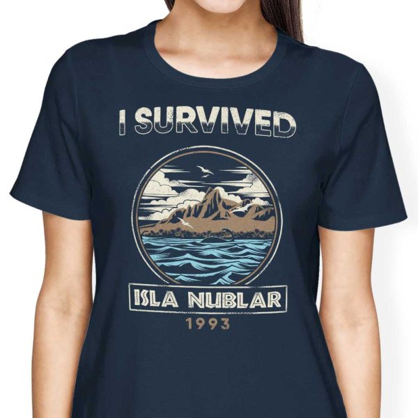 I Survived Isla Nublar - Women s Apparel on Sale - Image 5