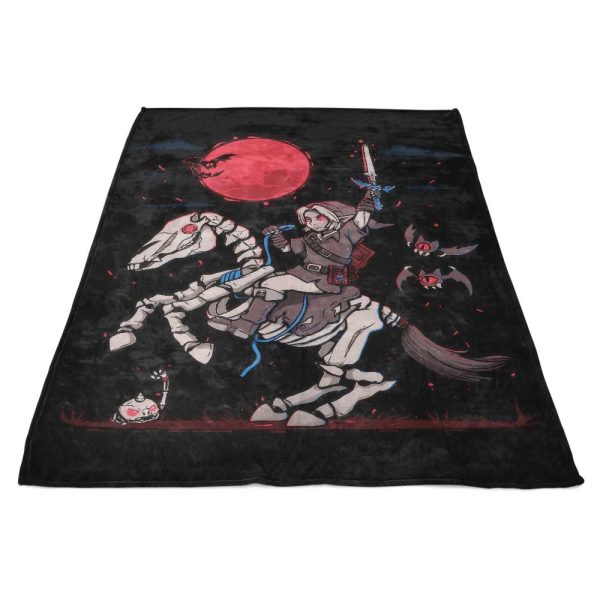 The Blood Moon Rises - Fleece Blanket Hot on Sale