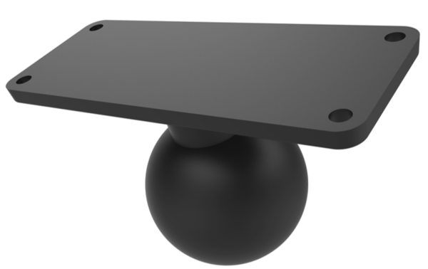 RAM-D-202U-25 RAM Mounts D-Size 2.25-Inch Ball Base with 1.5  x 4.5  4-Hole Pattern Supply - Image 2